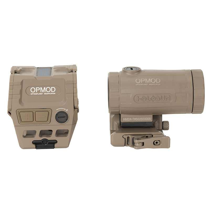 Holosun COMBO KIT AEMS RED + HM3XT FDE OPMOD – Set kolimátora a zväčšovača