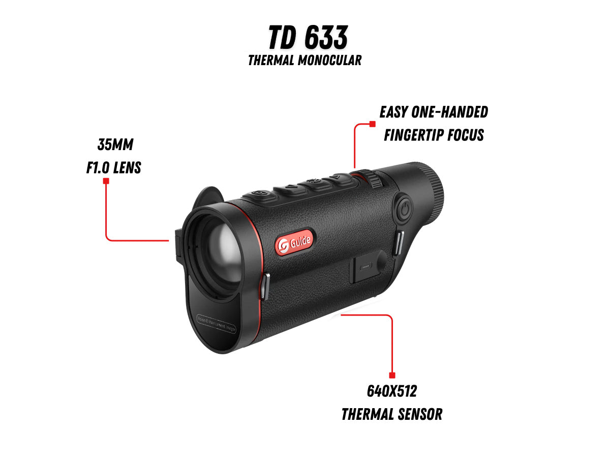 Guide TD633 – Termovízny monokulár 640×512