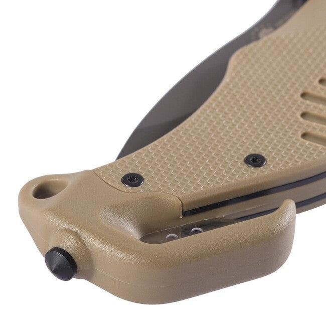 ESP Rescue Knife – Khaki – rovné ostrie (RKK-01)