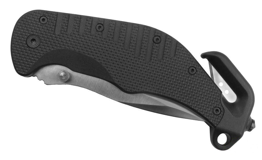 ESP Rescue Knife – Čierna – rovné ostrie (RK-01)