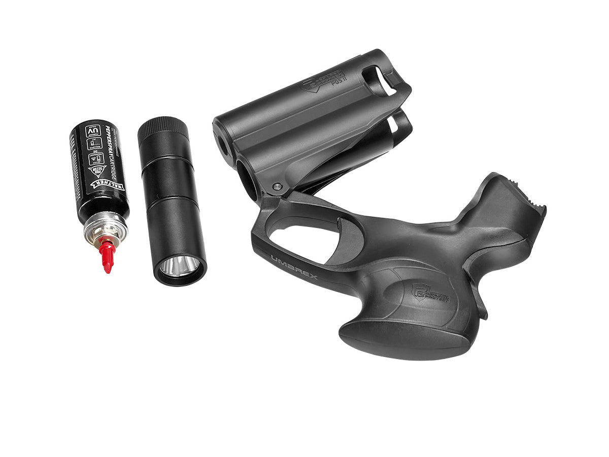 P2P PGS II Kit – Obranný sprej s LED svetlom (Personal Guard System)