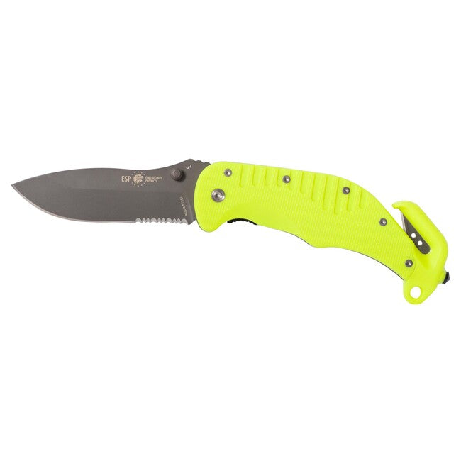 ESP Rescue Knife – Žltá – kombinované ostrie (RKY-01)