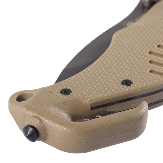 ESP Rescue Knife – Khaki – kombinované ostrie (RKK-01-S)