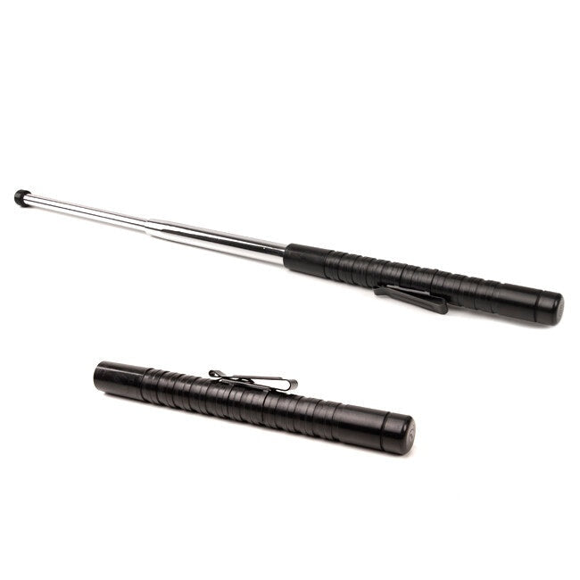 ESP 21" Kalený teleskopický obušok Compact s klipom – Chróm